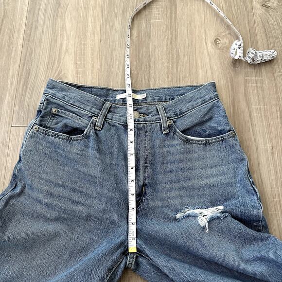 Levi's '94 Baggy Jeans Distressed Medium Wash Women's Size 27 - Picture 5 of 7